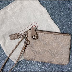 Coach Poppy Wristlet Purse